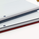 It’s subtle, but you can see the difference between the vents on the top edge of the Surface Pro 8 (bottom) and the fanless design of the new Surface Pro X (top).